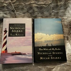 Nicholas Sparks book bundle books/HB